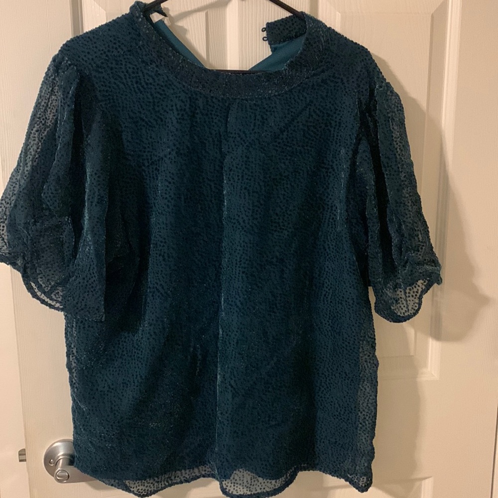 Size XL blouse from Maurice’s.
